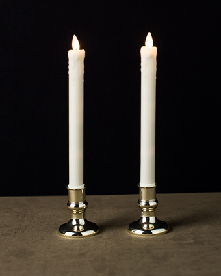 Bougies coniques sans flamme
