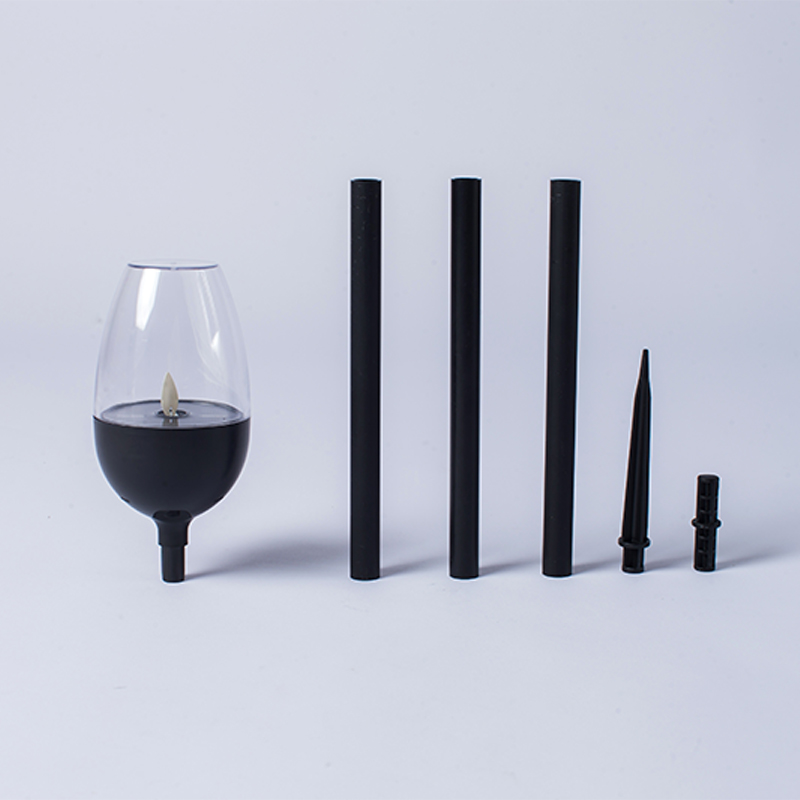Bougie sans flamme vacillante à énergie solaire en verre à vin