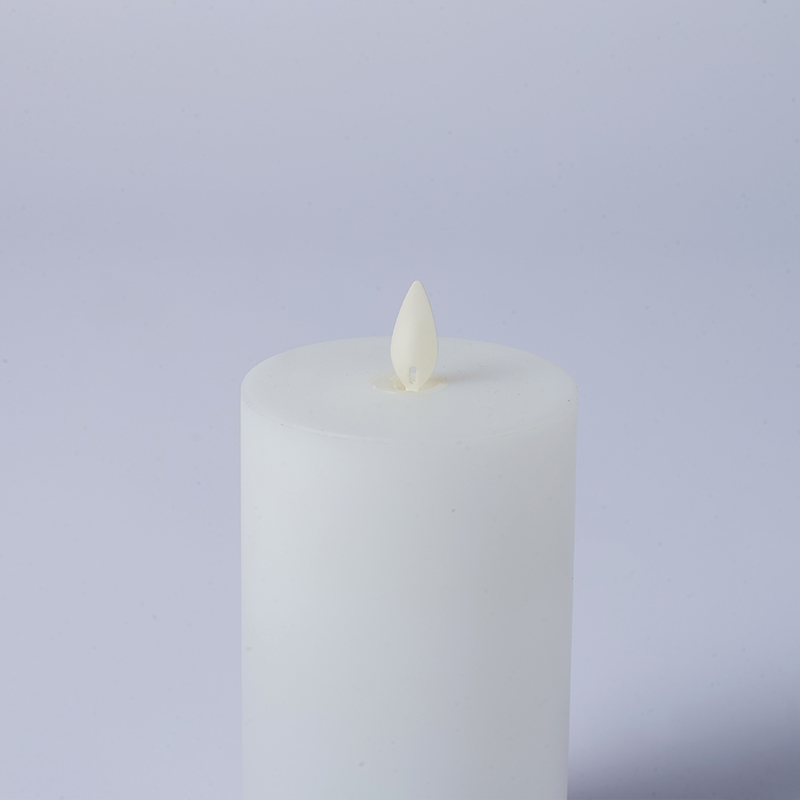 Lot de 4 bougies LED solaires blanches