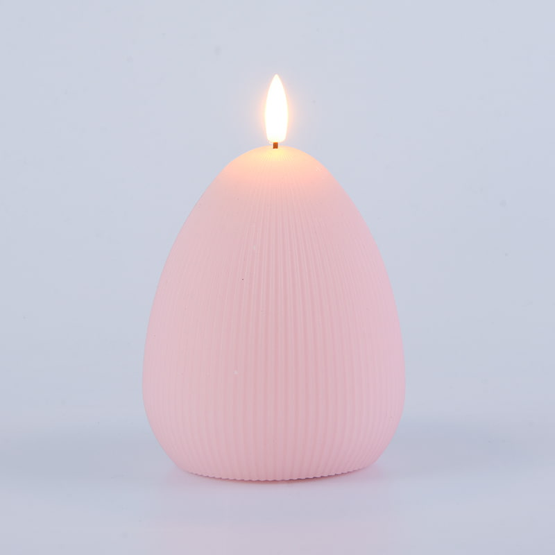 Bougie à piles LED Egg avec minuterie