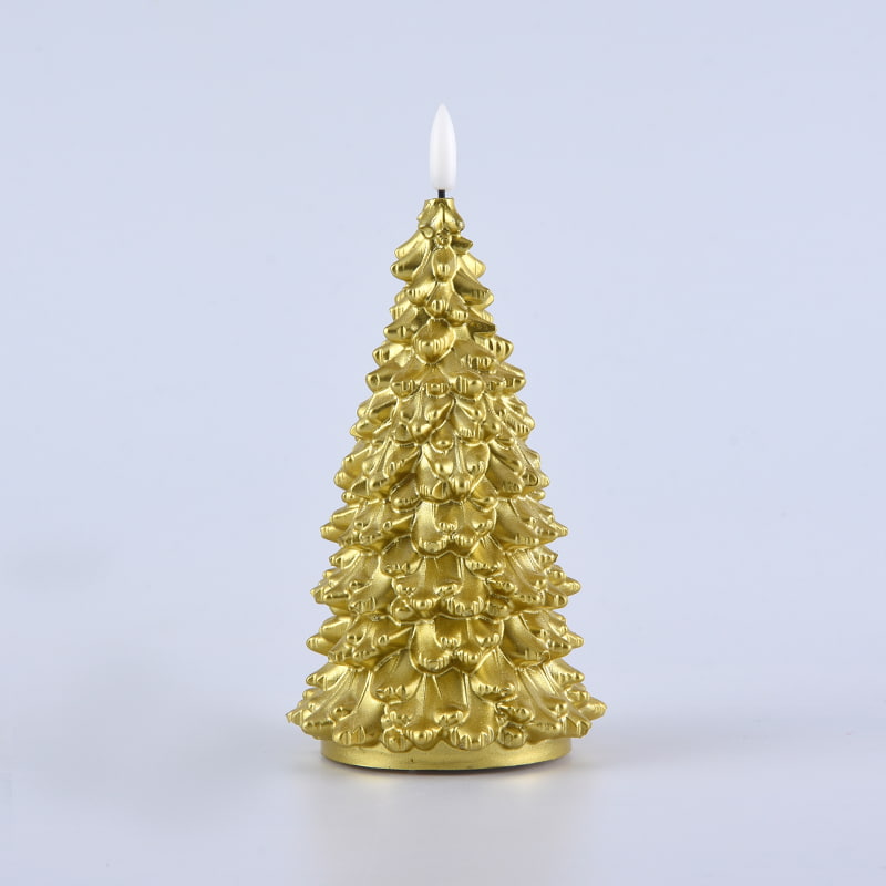 Bougies LED de vacances pour sapin de Noël à paillettes