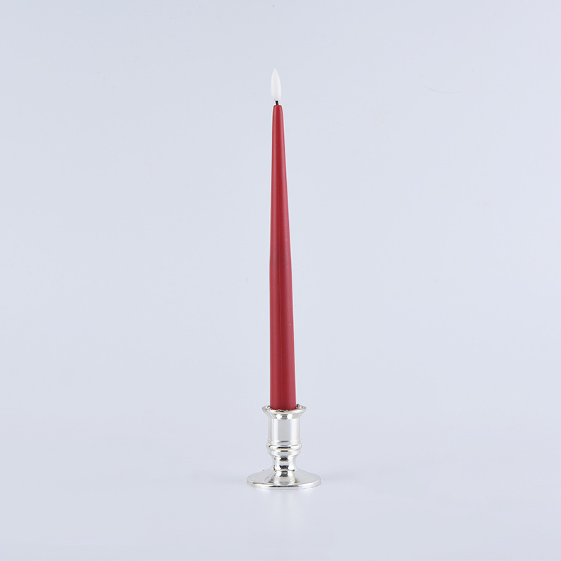 Ensemble de 2 bougies coniques sans flamme avec télécommande